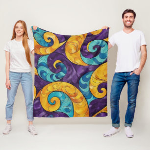 Nieuw-Zeeland Māori Paua Patroon Fleece Deken
