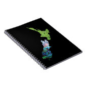 NIEUW ZEELAND MAP EENVOUDIGE PAUA EN FERNES NOTITIEBOEK (Rechterzijde)