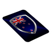 Nieuw-Zeeland Metallic Emblem Magneet (Rechterzijde)