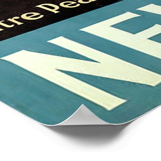 Nieuw-Zeeland ~ Miter Peak Canvas Poster (Hoek)