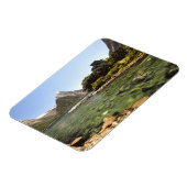 Nieuw-Zeeland, Miter Peak en Bowen die de rivier b Magneet (Linkerzijde)