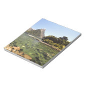 Nieuw-Zeeland, Miter Peak en Bowen die de rivier b Notitieblok (Linkerzijde)