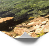 Nieuw-Zeeland, Miter Peak en Bowen die de rivier b Poster (Hoek)