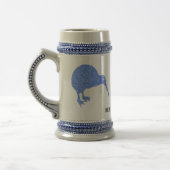 Nieuw-Zeeland Mok Kiwi Beer Stein (Links)