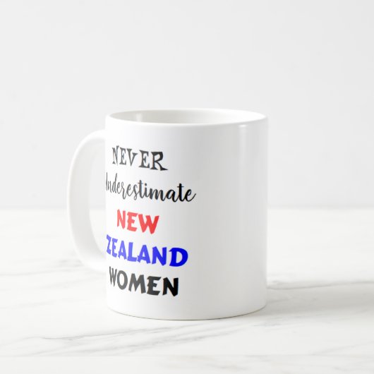nieuw - zeeland Mok vrouwen (Voorkant links)