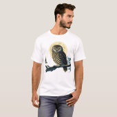 Nieuw-Zeeland Morepork T-shirt (Voorkant volledig)