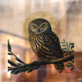 Nieuw-Zeeland Morepork Window Cling Decal (Vel 2)