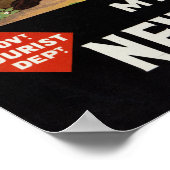 Nieuw-Zeeland Mt. Cook Vintage Poster hersteld (Hoek)