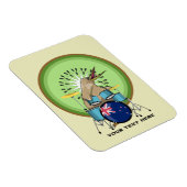 Nieuw-Zeeland Music Kiwi drummer Magneet (Rechterzijde)