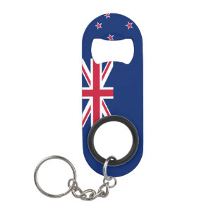 Nieuw-Zeeland Nationale Vlagpatriottische wateren Mini Flessenopener