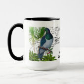 Nieuw-Zeeland Native Bird Coffee Mok (Links)