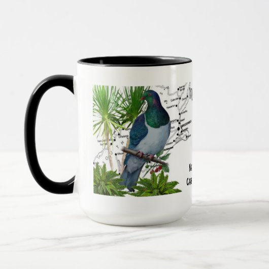 Nieuw-Zeeland Native Bird Coffee Mok (Links)