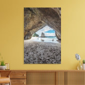Nieuw-Zeeland, Noord-eiland, Coromandel Peninsula Canvas Afdruk (Insitu (Woonkamer))