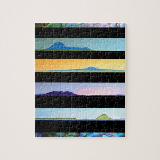 NIEUW ZEELAND NOORD - EILANDSCHAPPEN LEGPUZZEL (Verticaal)