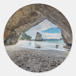 Nieuw-Zeeland, Noordereiland, Coromandel Schiereil Ronde Sticker
