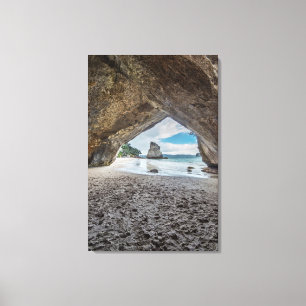 Nieuw-Zeeland, Noordereiland, schiereiland Coroman Canvas Afdruk