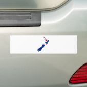 Nieuw-Zeeland NZ Bumpersticker (Op auto)