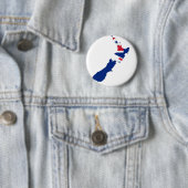 Nieuw-Zeeland NZ Ronde Button 5,7 Cm (In situ)
