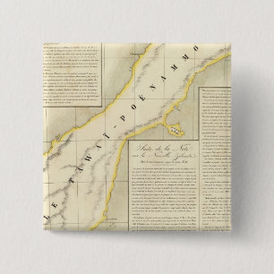 Nieuw-Zeeland Oceania nr. 60 Vierkante Button 5,1 Cm