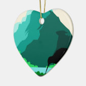 Nieuw-Zeeland ontwerp Keramisch Ornament (Links)