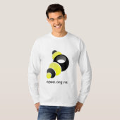 Nieuw-Zeeland openen met website T-shirt (Voorkant volledig)