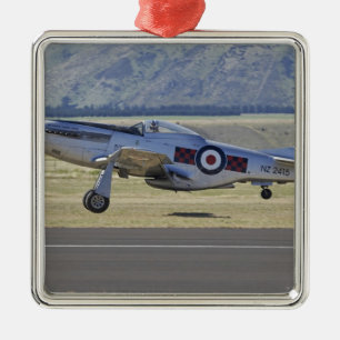 Nieuw-Zeeland, Otago, Wanaka, Warbirds Over 4 Metalen Ornament