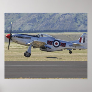 Nieuw-Zeeland, Otago, Wanaka, Warbirds Over 4 Poster