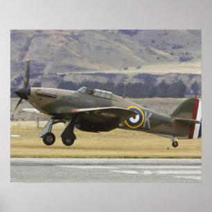 Nieuw-Zeeland, Otago, Wanaka, Warbirds Over 6 Poster