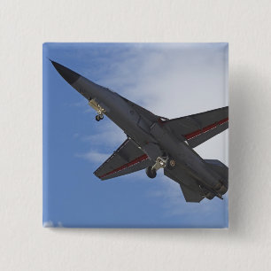 Nieuw-Zeeland, Otago, Wanaka, Warbirds Over Vierkante Button 5,1 Cm