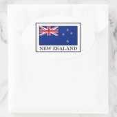 Nieuw-Zeeland Ovale Sticker (Tas)
