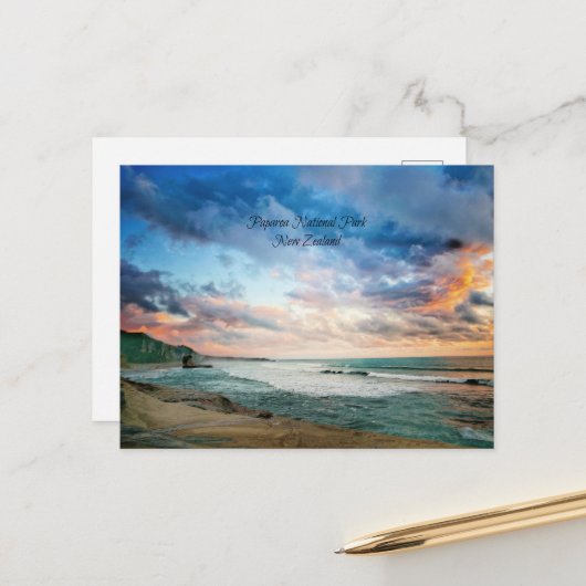 Nieuw-Zeeland, Paparoa National Park, Briefkaart (Voorkant / Achterkant in situ)