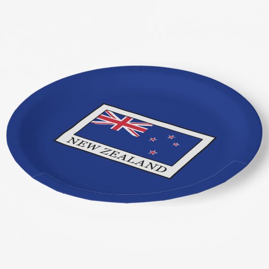 Nieuw-Zeeland Papieren Bordje (Gekanteld)
