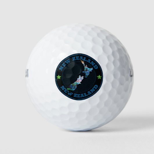 NIEUW-ZEELAND PAUA GOLFBALLEN (Voorkant)