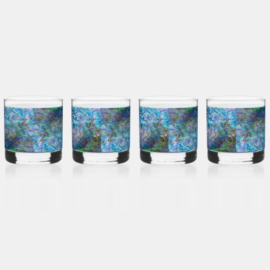 NIEUW-ZEELAND PAUA SHELL WHISKY GLAS (Rechts)