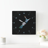 NIEUW-ZEELAND PAUA VIERKANTE KLOK (Huis)