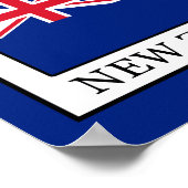 Nieuw-Zeeland Poster (Hoek)