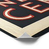 Nieuw-Zeeland Poster (Hoek)