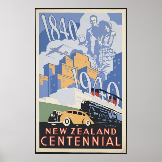 Nieuw-Zeeland Poster (Voorkant)