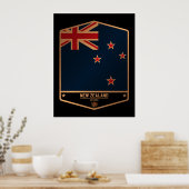 Nieuw-Zeeland Poster (Keuken)