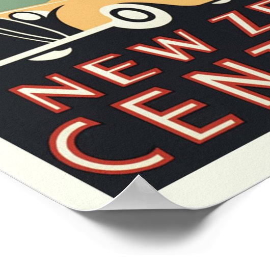  Nieuw-Zeeland Poster (Hoek)