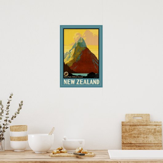 Nieuw-Zeeland Poster (Keuken)