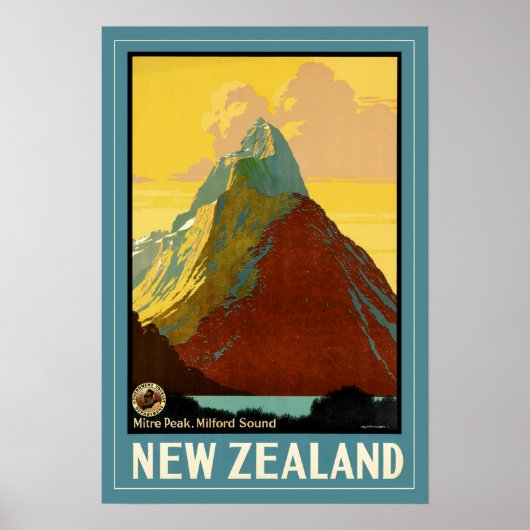 Nieuw-Zeeland Poster (Voorkant)