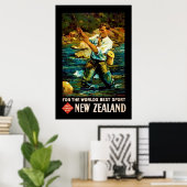  Nieuw-Zeeland Poster sporttoerisme 1930 (Thuiskantoor)
