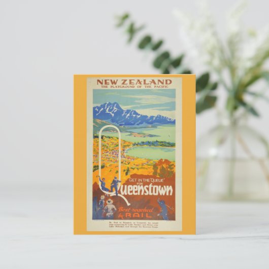 Nieuw-Zeeland  Queensland-reizen Briefkaart (Staand voorkant)