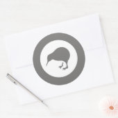 Nieuw-Zeeland RAF Kiwi Roundel ingetogen Ronde Sticker (Envelop)