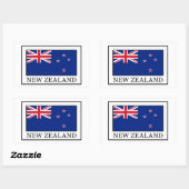 Nieuw-Zeeland Rechthoekige Sticker (Vel)