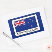 Nieuw-Zeeland Rechthoekige Sticker (Envelop)
