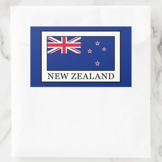 Nieuw-Zeeland Rechthoekige Sticker (Tas)