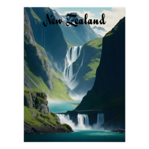 Nieuw-Zeeland Reisposter Perfect Poster