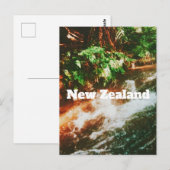 Nieuw-Zeeland Reisprint Briefkaart (Voorkant / Achterkant)
